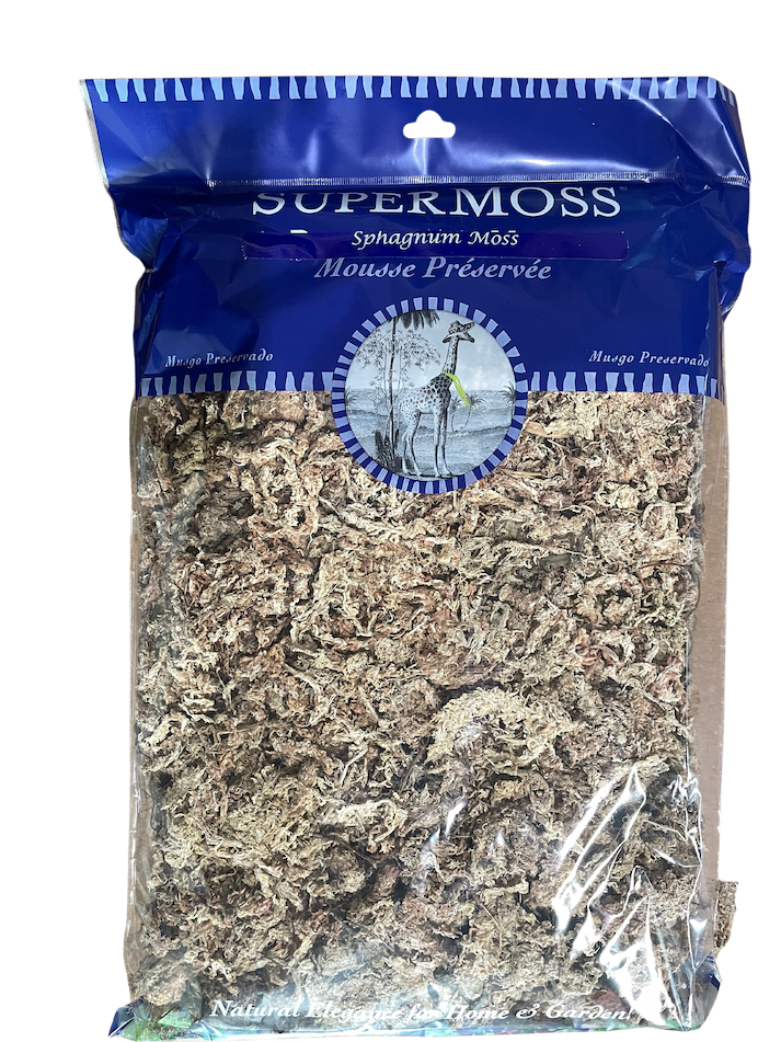 SuperMoss Sphagnum Moss-Natural White, 8 oz