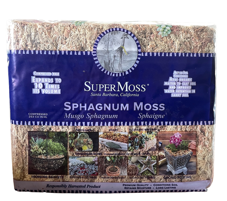 terrarium sphagnum moss for plants SuperMoss Orchid Sphagnum Moss Dried