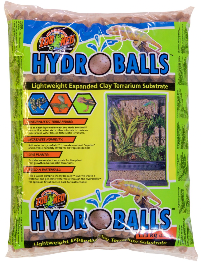 HydroBalls Expanded Clay Terrarium Substrate (2.5 lb bag)