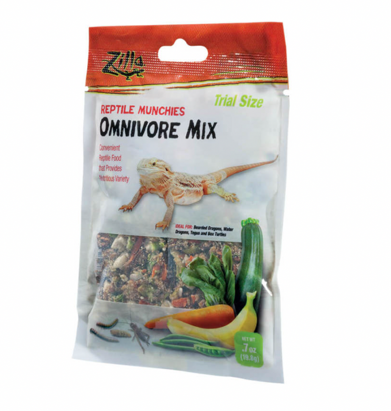 Reptile Munchies Omnivore Mix, 0.7 oz Trial Size