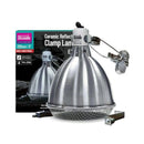 Ceramic Reflector Clamp Lamp, Chrome