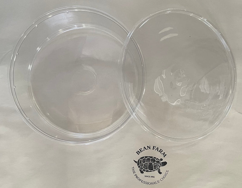 Pre-punched Clear Deli Cup and Lid, 96 oz.