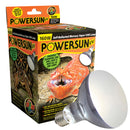 Zoo Med Powersun UV bulb packaging with a bulb displayed in front