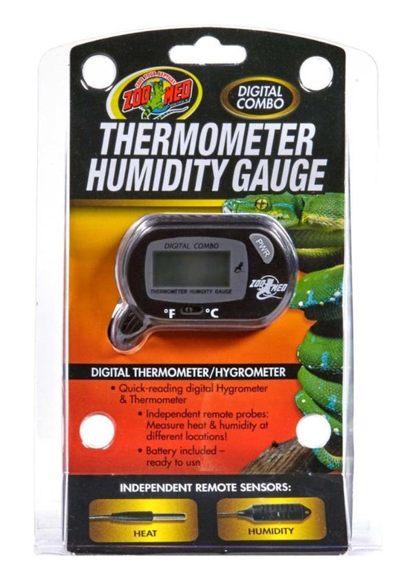 Wired Indoor Outdoor Habitat Thermometer w/ 10-ft Temperature Sensor