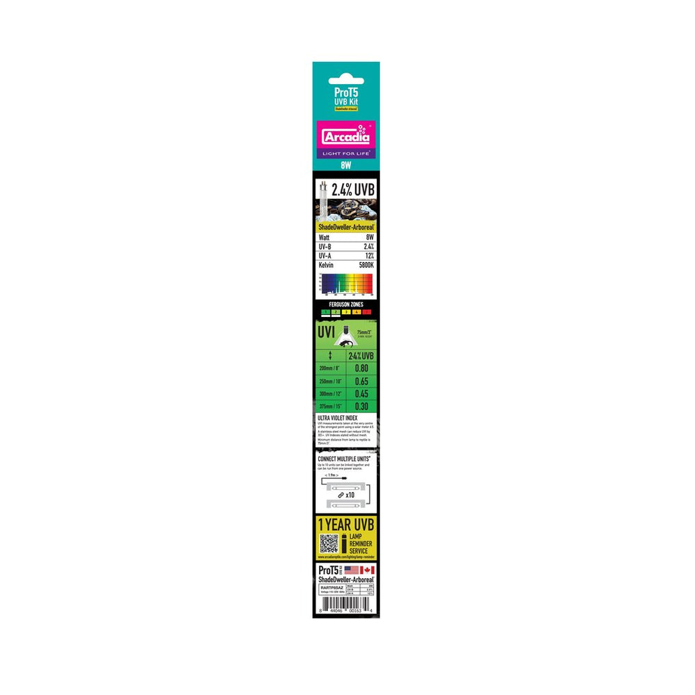 Arboreal - ShadeDweller ProT5 2.4% UVB Replacement Bulb