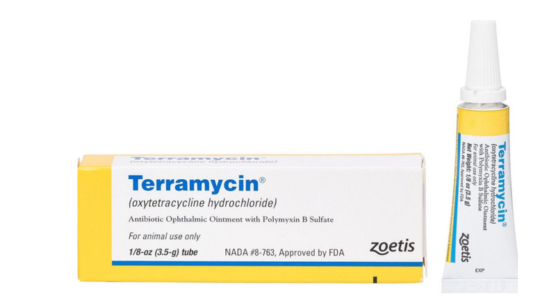 Terramycin Reptile-Safe Antibiotic Eye Ointment, 1/8 oz