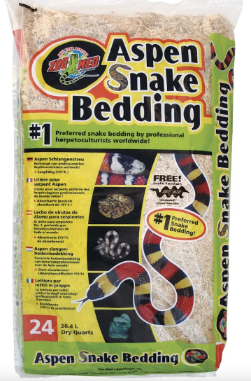 Aspen Snake Bedding, 24-quart bag