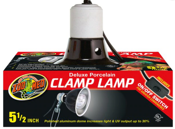 Deluxe Ceramic Clamp Lamp, 5.5 inch