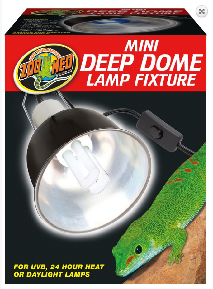 Mini Repti Deep Dome Lamp Fixture