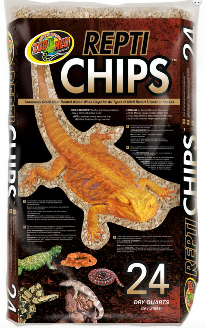 Repti Chips, 24-quart bag