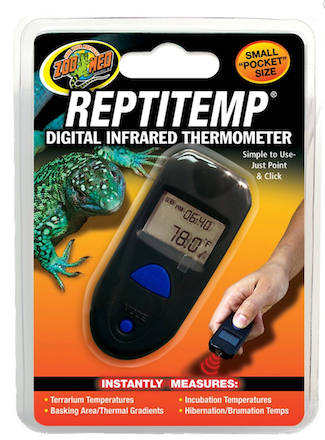 ReptiTemp Digital Infrared Thermometer (Pocket-sized, point and click)