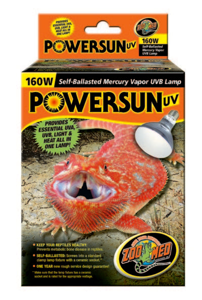 UVランプ Powersun UV 160W PowerSun Mercury Vapor UV Bulb, 160 watt