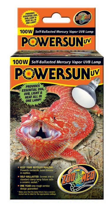 Powersun Mercury Vapor Bulbs 100 w - bean-farm
